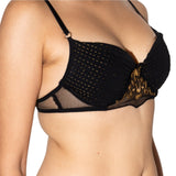 Tethered Gold Bra